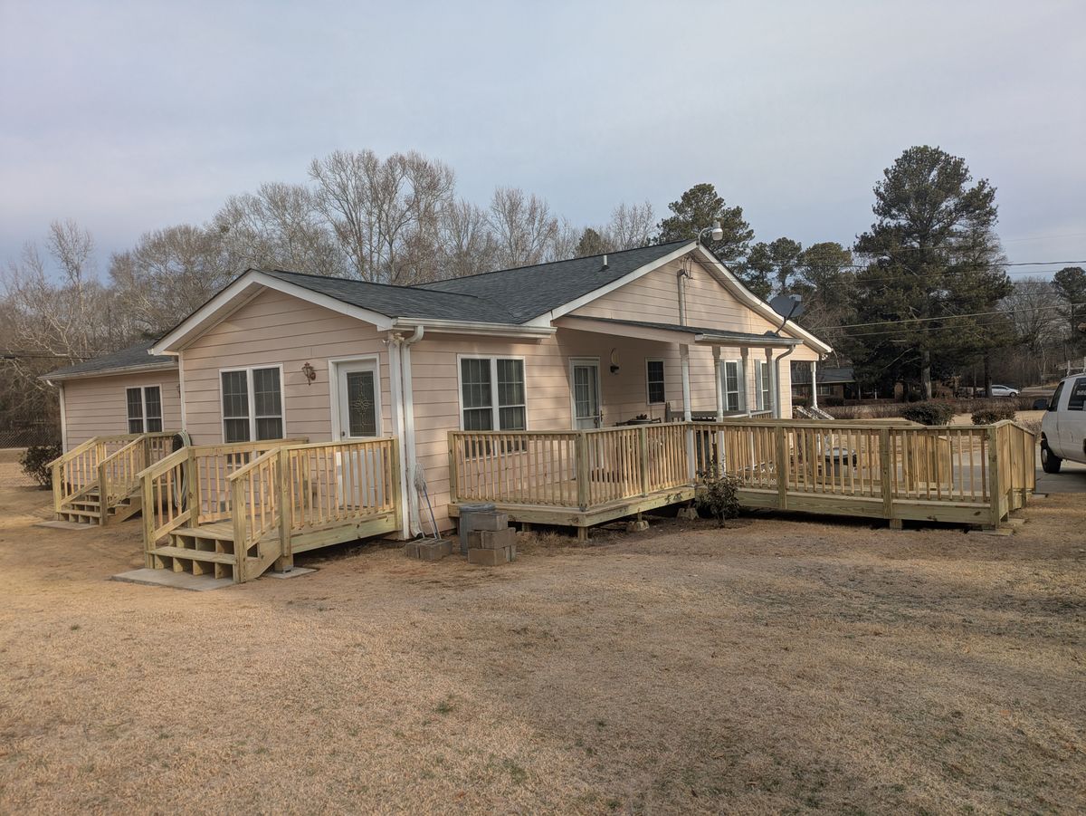 Deck Rebuild with Ramp