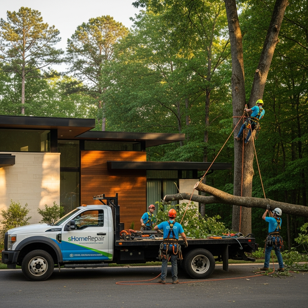 Smart Home Repair tree removal service in Athens, GA