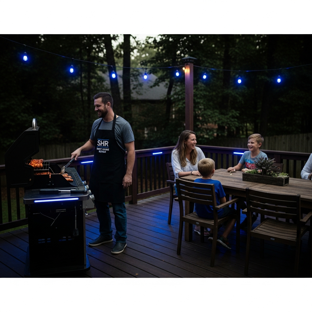 New deck built by Smart Home Repair in Athens, GA