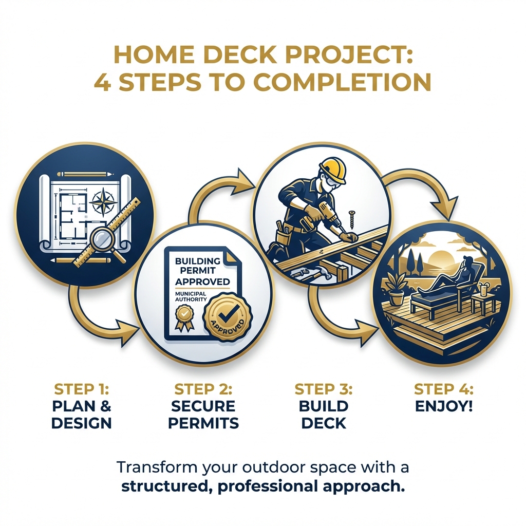 Infographic: 4 Steps to a Deck Permit in Athens GA