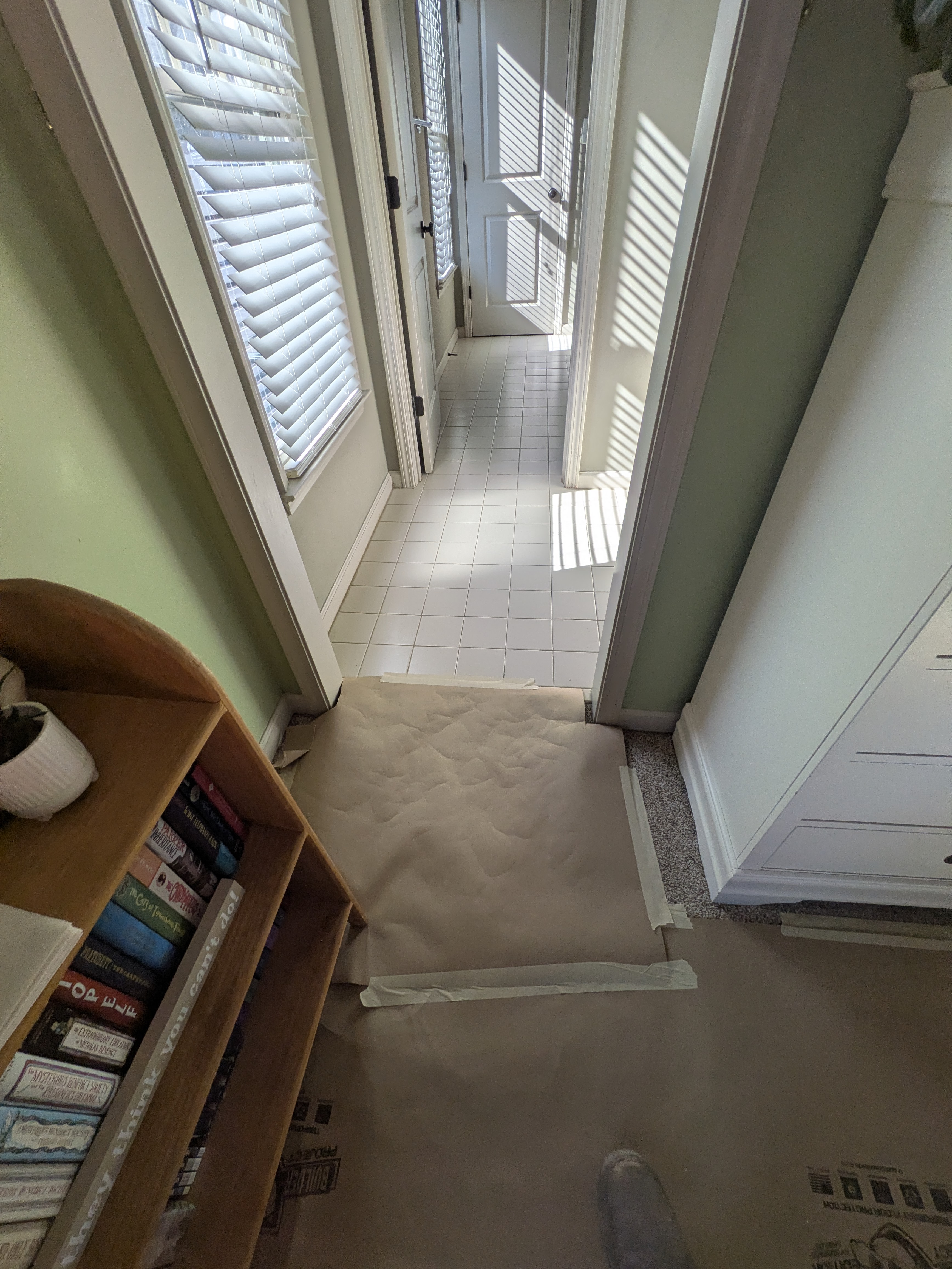 Careful handling of belongings